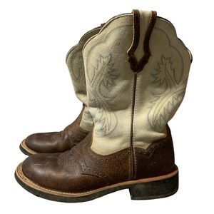 Ariat Fatbaby Women's US 8.5 B Western Cowboy Boots Leather Upper Rodeo Cowgirl